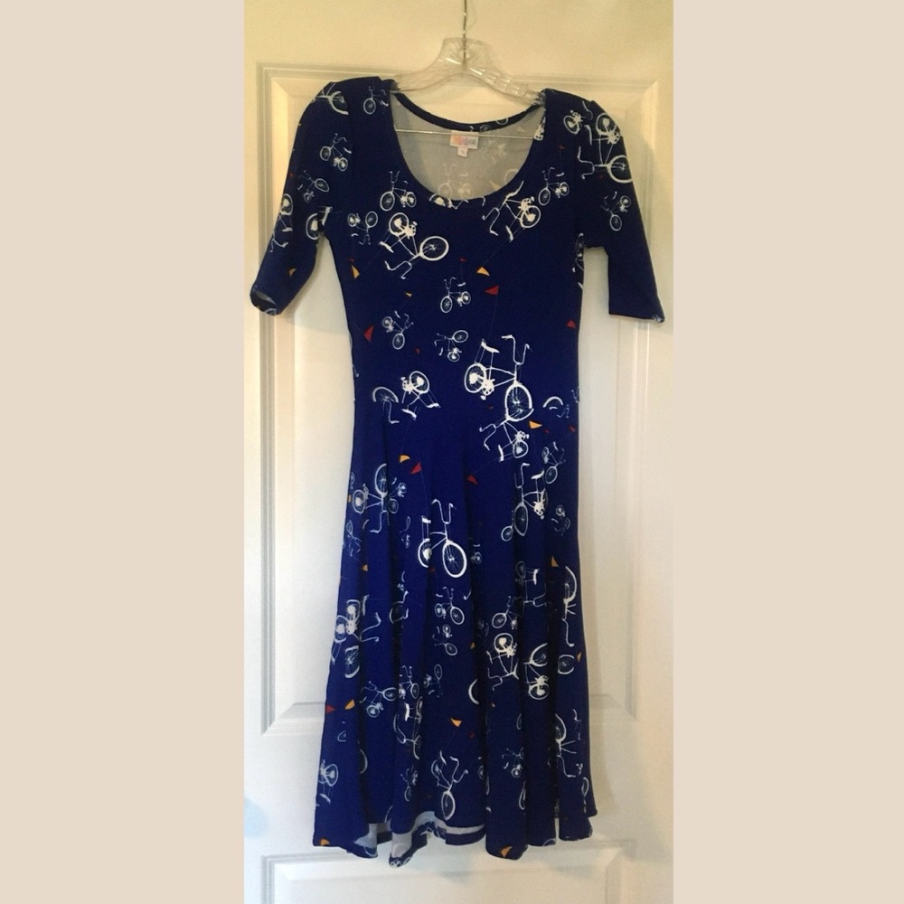 LulaRoe Bicycle Dress stretchy Small